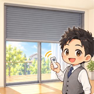 電動シャッター(リビングの掃き出し窓)