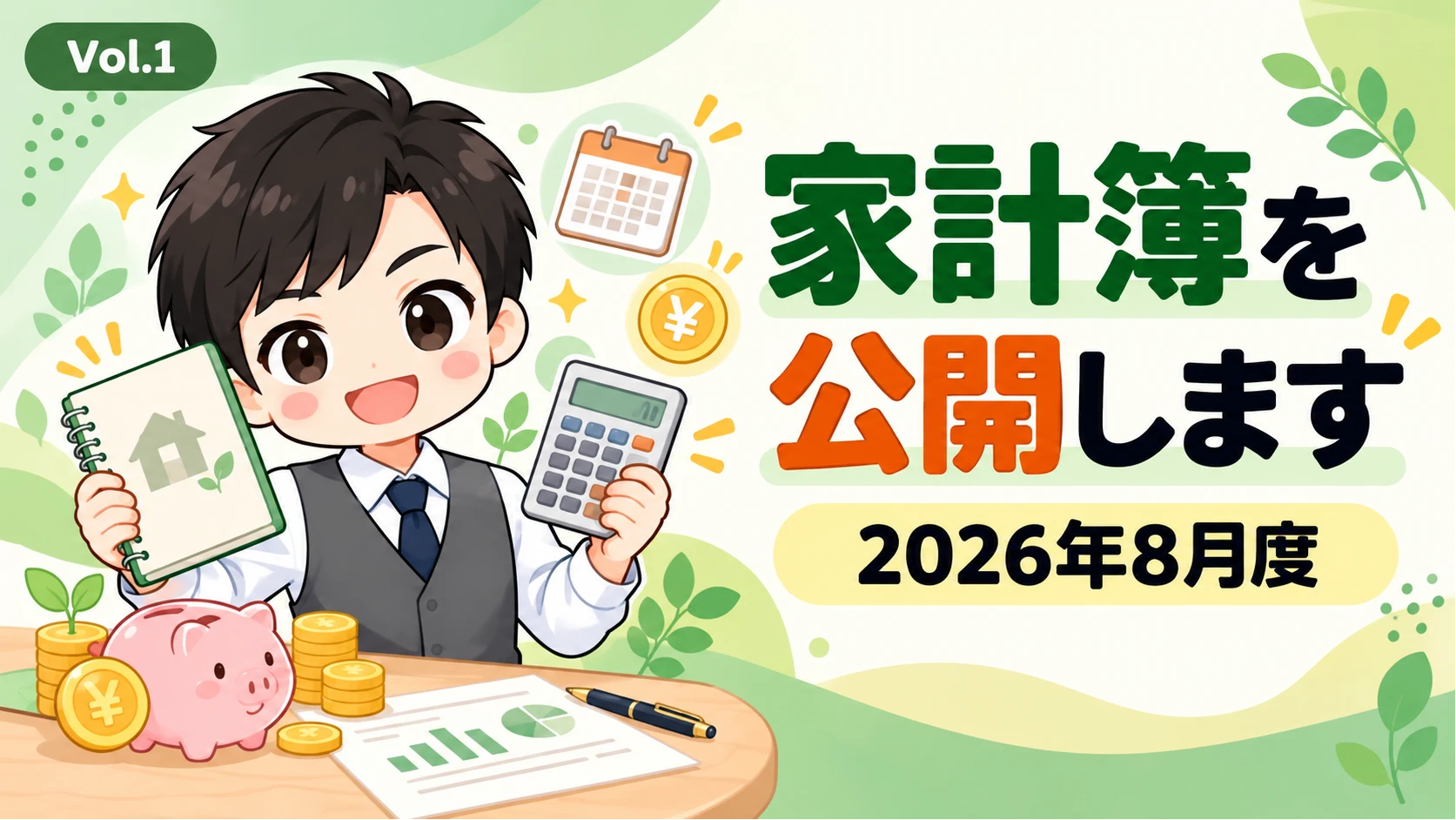 家計簿を公開します｜2026年8月度
