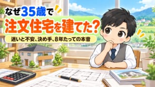 なぜ35歳で注文住宅を建てる決断をしたのか｜転勤中のアパートから、迷いと不安、決め手、8年たっての本音